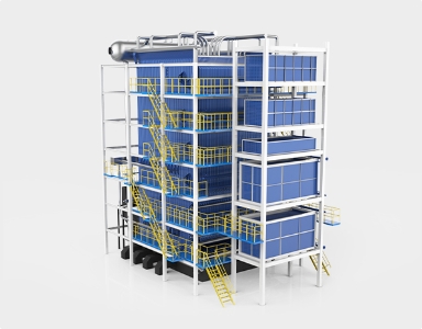 DHL燃生物質角管蒸汽鍋爐