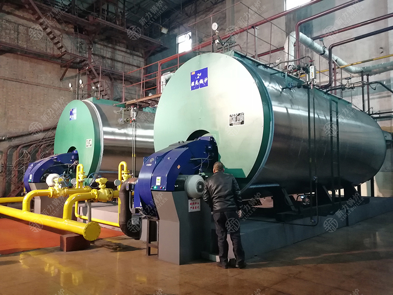 WNS燃氣蒸汽鍋爐用于河南新鄉(xiāng)某藥業(yè)有限公司