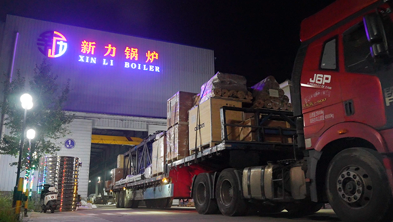 凌晨1點，新力鍋爐的燈還亮著——為客戶發(fā)出一臺25噸生物質鍋爐